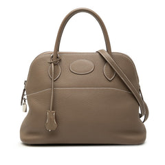 エルメス ボリード31 ハンドバッグ ショルダーバッグ 2WAY エトゥープ グレージュ シルバー金具 トリヨンクレマンス レディース HERMES 【中古】