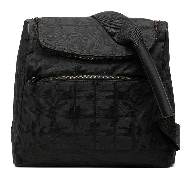 シャネル ニュートラベルライン ココマーク バックパック リュック A15958 ブラック ナイロン レディース CHANEL 中古