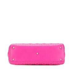 ディオール カナージュ レディディオール ショルダーバッグ ハンドバッグ 2WAY ピンク レザー レディース Dior 【中古】