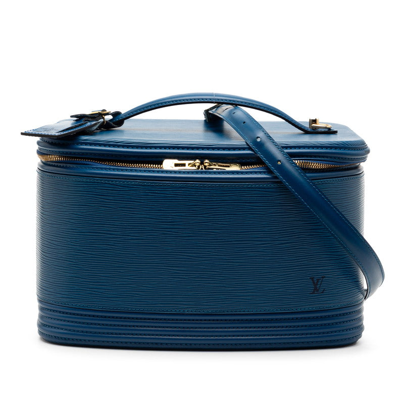 ルイ ヴィトン エピ ニース ハンドバッグ ショルダーバッグ 2WAY M48015 トレドブルー レザー レディース LOUIS VUITTON 【中古】