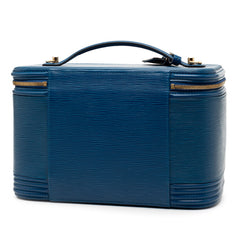 ルイ ヴィトン エピ ニース ハンドバッグ ショルダーバッグ 2WAY M48015 トレドブルー レザー レディース LOUIS VUITTON 【中古】