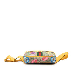 グッチ オフィディア GGフローラ ボディバッグ ウエストバッグ 574796 イエロー マルチカラー PVC レザー レディース GUCCI 中古