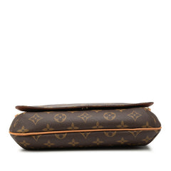 ルイ ヴィトン モノグラム ミュゼット タンゴ ショート ショルダーバッグ M51257 ブラウン PVC レザー レディース LOUIS VUITTON 【中古】