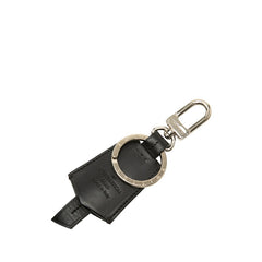 ルイ ヴィトン キーホルダー LV クロッシュ クレ キーホルダー バッグチャーム M68020 ブラック シルバー レザー メタル レディース LOUIS VUITTON 中古