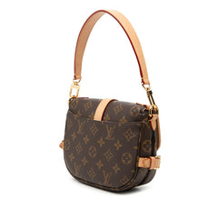 ルイ ヴィトン モノグラム ソミュールBB ハンドバッグ ショルダーバッグ 2WAY M46740 ブラウン PVC レザー レディース LOUIS VUITTON 【中古】