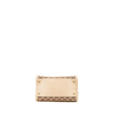 グッチ GGキャンバス ワンショルダーバッグ トートバッグ 110232 ベージュ キャンバス レザー レディース GUCCI 【中古】
