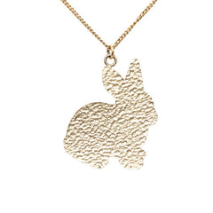 シャネル うさぎ ラビット ココマーク ペンダント ネックレス 05A ゴールド メッキ レディース CHANEL 【中古】