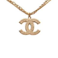 シャネル ココマーク チェーン ペンダントネックレス 06P ゴールド メッキ レディース CHANEL 【中古】
