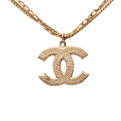 シャネル ココマーク チェーン ペンダントネックレス 06P ゴールド メッキ レディース CHANEL 【中古】