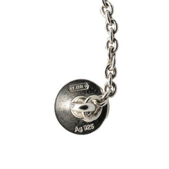 グッチ ハート スタッズ ビジュー ネックレス SV925 シルバー レディース GUCCI 【中古】