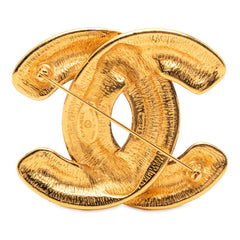 シャネル マトラッセ ココマーク ブローチ ゴールド メッキ レディース CHANEL 【中古】