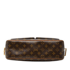 ルイ ヴィトン モノグラム ヴィバシテGM ワンショルダーバッグ M51163 ブラウン PVC レザー レディース LOUIS VUITTON 【中古】