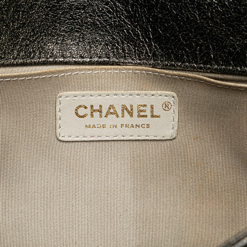シャネル ボーイシャネル ココマーク チェーン ショルダーバッグ ブラック レザー レディース CHANEL 【中古】