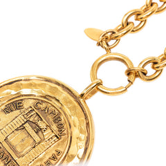 シャネル ココマーク 31 RUE CAMBON PARIS ネックレス ゴールド メッキ レディース CHANEL 中古