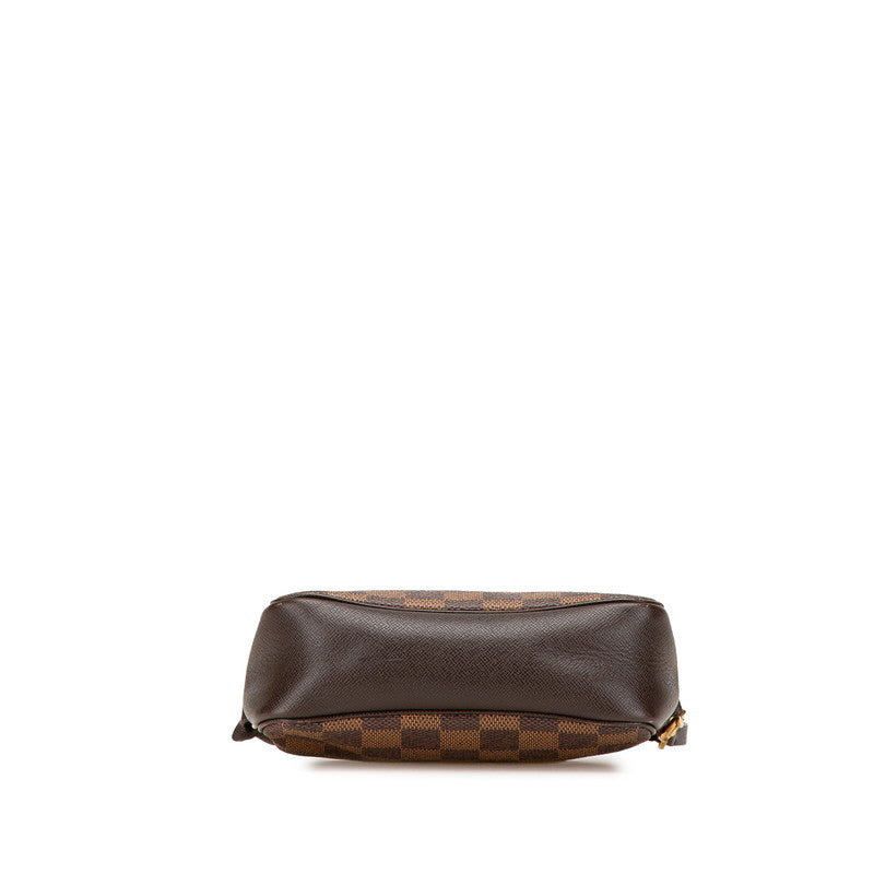 ルイ ヴィトン ダミエ トゥルース メイクアップ アクセサリーポーチ N51982 ブラウン PVC レザー レディース LOUIS VUITTON 【中古】
