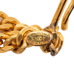 シャネル ココマーク ヴィンテージ チェーンベルト 97C ゴールド シルバー メッキ メタル レディース CHANEL 【中古】