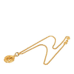 シャネル ココマーク ヴィンテージ ネックレス 95A ゴールド メッキ レディース CHANEL 中古