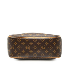 ルイ ヴィトン モノグラム トゥルーヴィル ハンドバッグ M42228 ブラウン PVC レザー レディース LOUIS VUITTON 【中古】