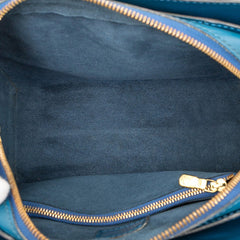 ルイ ヴィトン エピ ポンヌフ ハンドバッグ M52055 トレドブルー レザー レディース LOUIS VUITTON 【中古】