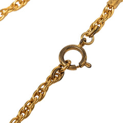 シャネル ココマーク コインモチーフ ヴィンテージ チェーン ネックレス ペンダント 93P ゴールド メッキ レディース CHANEL 中古