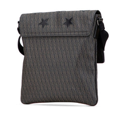 サンローラン スター ショルダーバッグ ブラック PVC レザー レディース SAINT LAURENT 【中古】