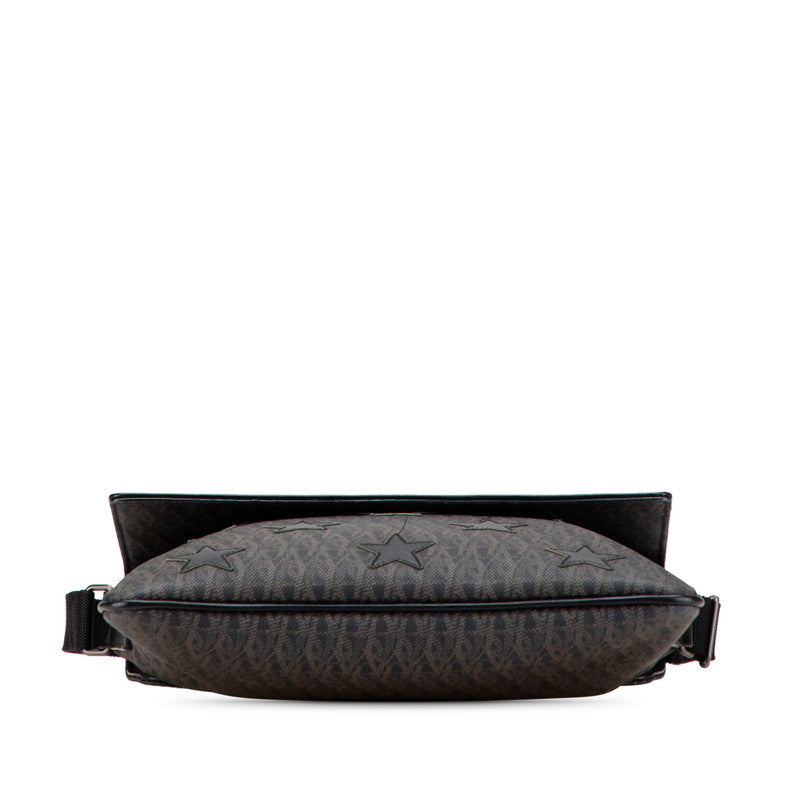サンローラン スター ショルダーバッグ ブラック PVC レザー レディース SAINT LAURENT 【中古】