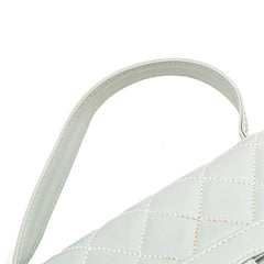 シャネル マトラッセ ワイルドステッチ ココマーク ハンドバッグ ブルー ラムスキン レディース CHANEL 【中古】