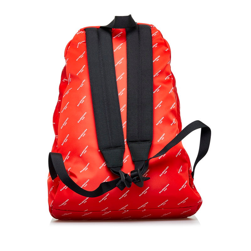 バレンシアガ エクスプローラー リュック バックパック 503221 レッド ナイロン キャンバス メンズ BALENCIAGA 【中古】