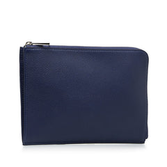 ルイ ヴィトン ポシェット ジュールPM クラッチバッグ フラットポーチ R99587 ネイビー トリヨンレザー メンズ LOUIS VUITTON 【中古】