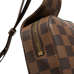 ルイ ヴィトン ダミエ ジェロニモス ショルダーバッグ ボディバッグ N51994 ブラウン PVC メンズ LOUIS VUITTON 【中古】