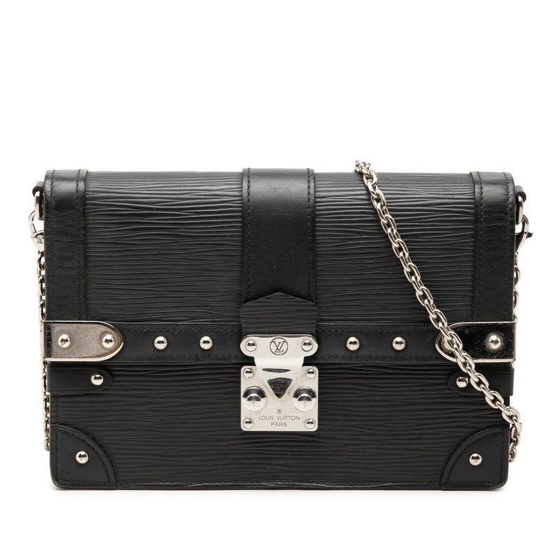 ルイ ヴィトン エピ ポルトフォイユトランク ショルダーバッグ M67507 ブラック レザー レディース LOUIS VUITTON 中古