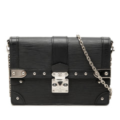 ルイ ヴィトン エピ ポルトフォイユトランク ショルダーバッグ M67507 ブラック レザー レディース LOUIS VUITTON 中古
