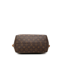 ルイ ヴィトン モノグラム イエナPM トートバッグ ショルダーバッグ M42268 ブラウン PVC レザー レディース LOUIS VUITTON 中古