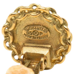 シャネル ココマーク ヴィンテージ イヤリング 95P ゴールド メッキ レディース CHANEL 【中古】