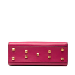 ヴァレンティノ ハンドバッグ ショルダーバッグ 2WAY パープル系 ピンク系 ゴールド レザー レディース VALENTINO 【中古】