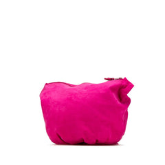 ボッテガヴェネタ タッセル 斜め掛け ショルダーバッグ ピンク スエード レディース BOTTEGAVENETA 【中古】