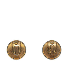 エルメス ラッパ リボン モチーフ イヤリング ゴールド メッキ レディース HERMES 【中古】