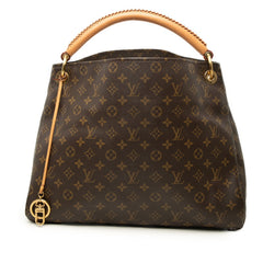ルイ ヴィトン モノグラム アーツィーMM トートバッグ ワンショルダーバッグ M40249 ブラウン PVC レザー レディース LOUIS VUITTON 中古