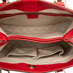 グッチ ダイアナ バンブー ハンドバッグ ショルダーバッグ 2WAY 308360 レッド ブラウン レザー レディース GUCCI 【中古】