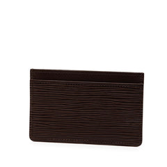 ルイ ヴィトン エピ ポルトカルト サーンプル カードケース パスケース M6351D モカ ブラウン レザー レディース LOUIS VUITTON 【中古】