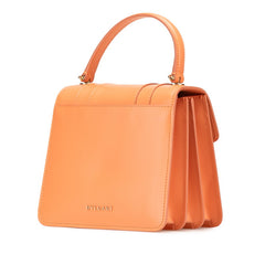 ブルガリ セルペンティ フォーエバー ハンドバッグ ショルダーバッグ 2WAY オレンジ レザー レディース BVLGARI 【中古】