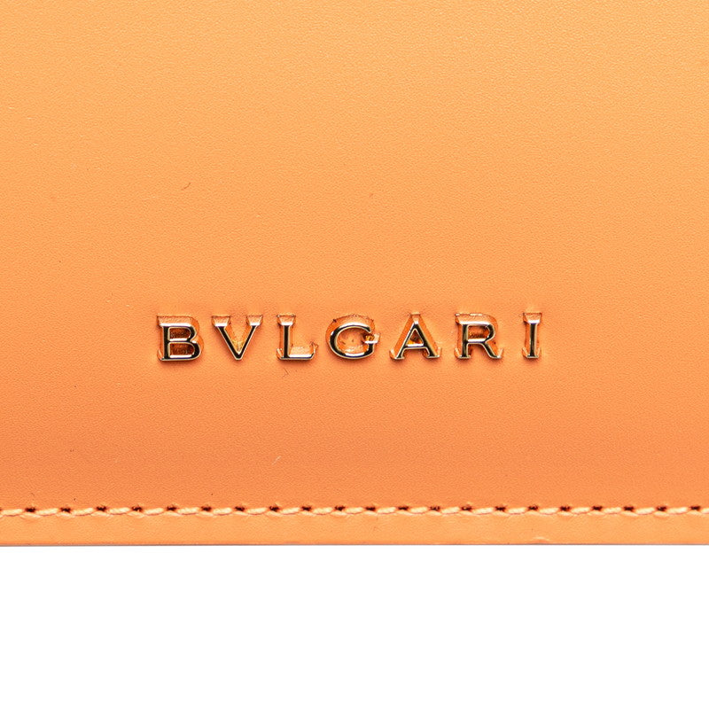 ブルガリ セルペンティ フォーエバー ハンドバッグ ショルダーバッグ 2WAY オレンジ レザー レディース BVLGARI 【中古】