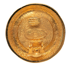 シャネル ラウンド イヤリング ゴールド メッキ フェイクパール レディース CHANEL 【中古】