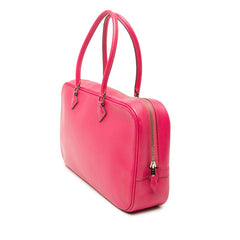 エルメス プリュム エラン28 ハンドバッグ ピンク シェーブル レディース HERMES 【中古】