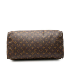 ルイ ヴィトン モノグラム スピーディ40 ハンドバッグ ボストンバッグ M41522 ブラウン PVC レザー レディース LOUIS VUITTON 【中古】