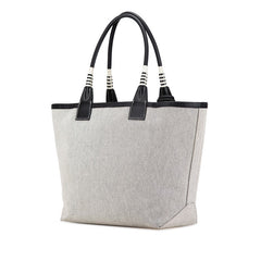 エルメス スティープル28 ハンドバッグ トートバッグ グレー ブラック トワルアッシュ ヴォースイフト レディース HERMES 【中古】