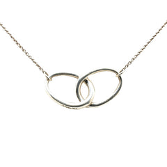 ティファニー ダブルループ ネックレス スターリングシルバー レディース TIFFANY&Co. 【中古】