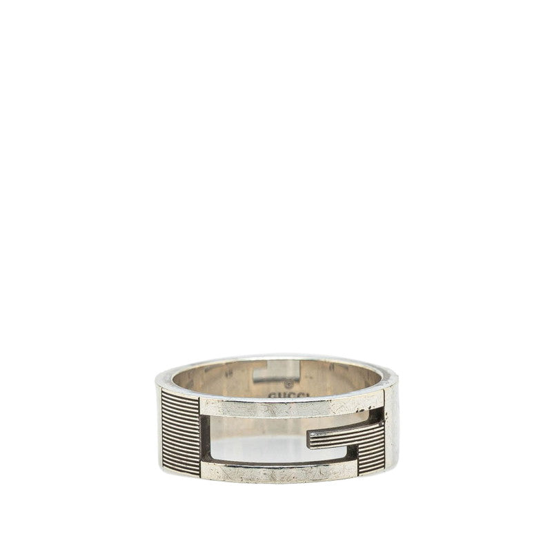 グッチ ブランデッドG リング 指輪 #24 SV925 シルバー メンズ GUCCI 【中古】