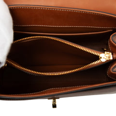 セリーヌ スモール 16セーズ ショルダーバッグ ハンドバッグ 2WAY ブラウン レザー レディース CELINE 【中古】