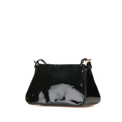 フェンディ マンマバケット ワンショルダーバッグ 8BR180 ブラック エナメル レディース FENDI 【中古】